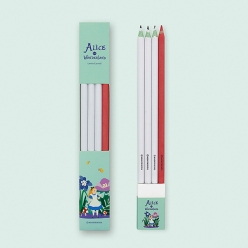 연필 지우개 색연필 세트 - 앨리스