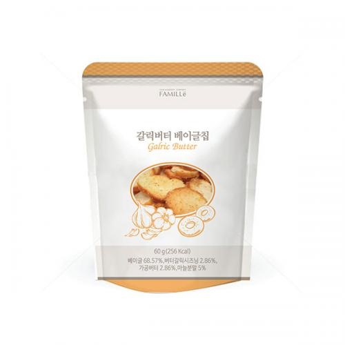 (업체발송) 파미유 베이글칩 갈릭버터 12개(1박스)