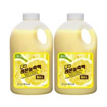 (업체발송) 흥국에프앤비 레몬 농축액 플러스 1.5L 2개 세트