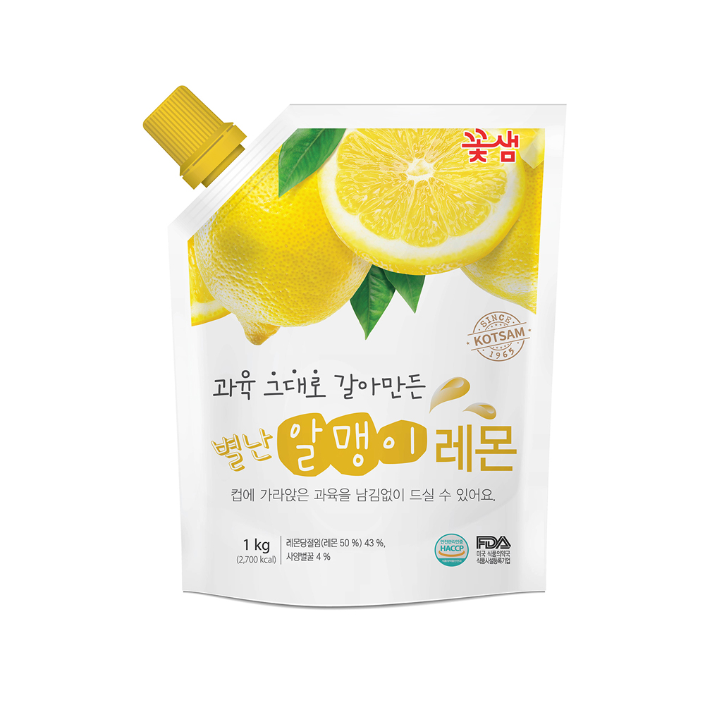 꽃샘 별난알맹이 레몬 1kg