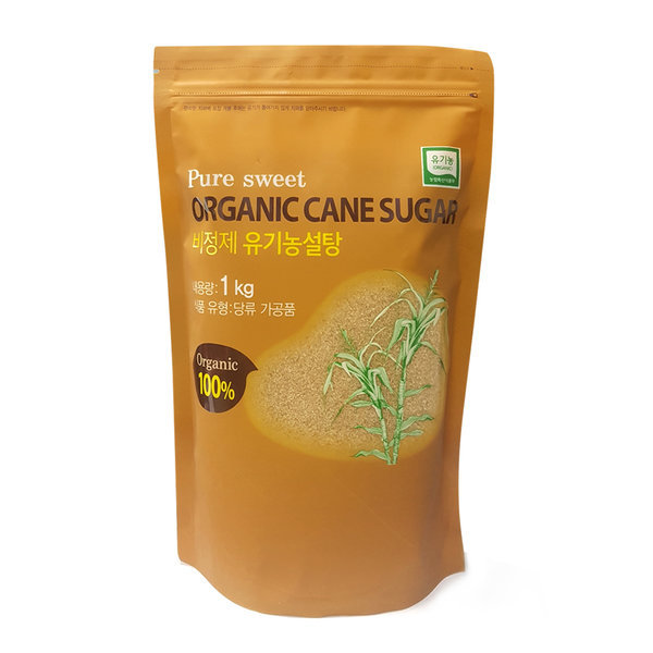 (BWC) 비정제 유기농 설탕 1kg