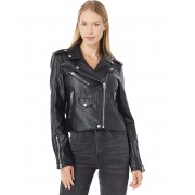 BLANKNYC Leather Cropped Moto Jacket 9574972_932853