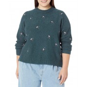 Madewell Plus Embroidered Floral Pullover 9858805_397304