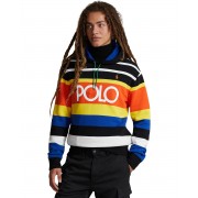 Polo Ralph Lauren Logo Striped Fleece Hoodie 9908782_692201