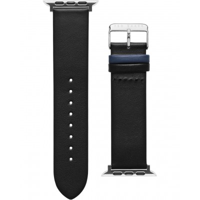 Ted Baker Leather Blue Keeper smartwatch band compatible with Apple watch strap 42mm  44mm 9606927_3