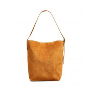 Madewell The Essential Bucket Tote in Suede 9910031_221975