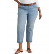 LAUREN Ralph Lauren Plus-Size Relaxed Tapered Ankle Jeans 9952693_1081354