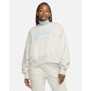 Nike Sportswear Phoenix Fleece Womens Over-Oversized Crew-Neck Graphic Sweatshirt FQ6232-104