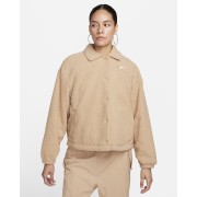 Nike Sportswear Womens Collared High-Pile Fleece Jacket FB8707-200