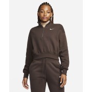 Nike Sportswear Phoenix Fleece Womens 1/2-Zip Cropped Sweatshirt DQ5767-237