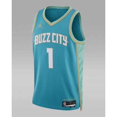 Nike Lamelo Ball Charlotte Hornets City Edition 2023/24 Mens Jordan Dri-FIT NBA Swingman Jersey DX8496-415