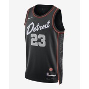 Jaden Ivey Detroit Pistons City Edition 2023/24 Mens Nike Dri-FIT NBA Swingman Jersey DX8501-011