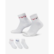 Nike Everyday Plus Cushioned Training Ankle Socks (3 Pairs) DH3827-902