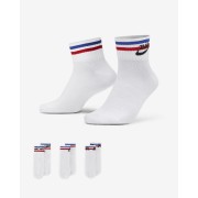 Nike Everyday Essential Ankle Socks (3 Pairs) DX5080-100