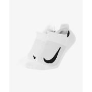 Nike Multiplier Running No-Show Socks (2 Pairs) SX7554-100