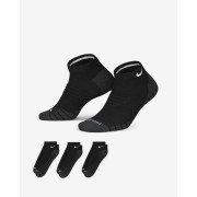 Nike Everyday Max Cushioned Training No-Show Socks (3 Pairs) SX6964-010