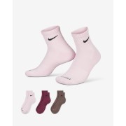 Nike Everyday Plus Cushioned Training Ankle Socks (3 Pairs) SX6890-961