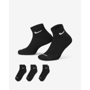 Nike Everyday Plus Cushioned Training Ankle Socks (3 Pairs) SX6890-010