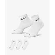 Nike Everyday Plus Cushioned Training Ankle Socks (3 Pairs) SX6890-100