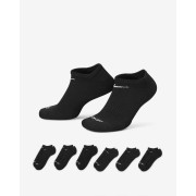 Nike Everyday Plus Cushioned Training No-Show Socks (6 Pairs) SX6898-010