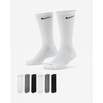 Nike Everyday Plus Cushioned Training Crew Socks (6 Pairs) SX6897-965