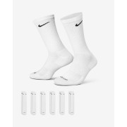 Nike Everyday Plus Cushioned Training Crew Socks (6 Pairs) SX6897-100