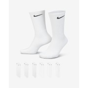 Nike Everyday Cushioned Training Crew Socks (6 Pairs) SX7666-100