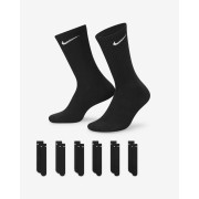 Nike Everyday Cushioned Training Crew Socks (6 Pairs) SX7666-010