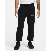 Nike LeBron Mens Open Hem Fleece Pants FB7127-010
