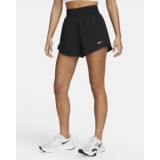 Nike One Womens Dri-FIT High-Waisted 3 2-in-1 Shorts DX6016-010