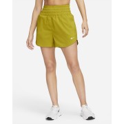 Nike One Womens Dri-FIT Ultra High-Waisted 3 Brief-Lined Shorts DX6642-390