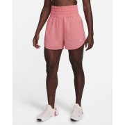 Nike One Womens Dri-FIT Ultra High-Waisted 3 Brief-Lined Shorts DX6642-894