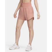 Nike One Womens Dri-FIT Ultra High-Waisted 3 Brief-Lined Shorts DX6642-618
