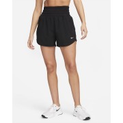 Nike One Womens Dri-FIT Ultra High-Waisted 3 Brief-Lined Shorts DX6642-010