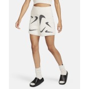 Nike Sportswear Phoenix Cozy Boucle Womens High-Waisted Slim 4 Knit Shorts FD4284-104