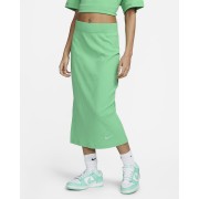 Nike Sportswear Womens High-Waisted Ribbed Jersey Skirt DV7956-363