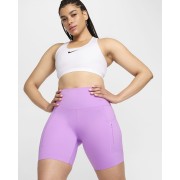 Nike Go Womens Firm-Support High-Waisted 8 Biker Shorts with Pockets DQ5923-532