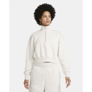 Nike Sportswear Phoenix Fleece Womens 1/2-Zip Cropped Sweatshirt DQ5767-104