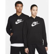 Nike Sportswear Club Fleece Womens Logo Pullover Hoodie DQ5775-010