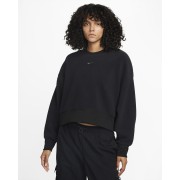 Nike Sportswear Plush Womens Oversized Crew-Neck Mod Crop Sweatshirt DQ6844-010