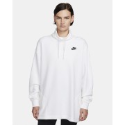 Nike Sportswear Club Fleece Womens Oversized Mock-Neck Sweatshirt FB8664-100