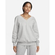 Nike Sportswear Phoenix Fleece Womens Oversized V-Neck Sweatshirt FB8317-063