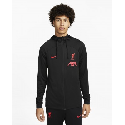 Liverpool FC Strike Away Mens Nike Dri-FIT Hooded Soccer Track Jacket DN2894-011