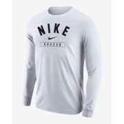 Nike Swoosh Mens Soccer Long-Sleeve T-Shirt M12333P335-WHT