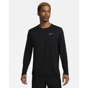 Nike Miler Mens Dri-FIT UV Long-Sleeve Running Top FB7070-010