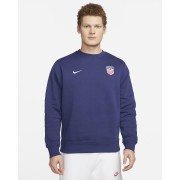 U.S. Club Fleece Mens Nike Crew-Neck Sweatshirt DV2040-421