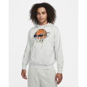 Nike Dri-FIT Standard Issue Mens Pullover Basketball Hoodie FB7137-025
