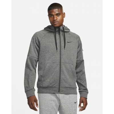 Nike Therma Mens Therma-FIT Full-Zip Fitness Top DQ4830-071