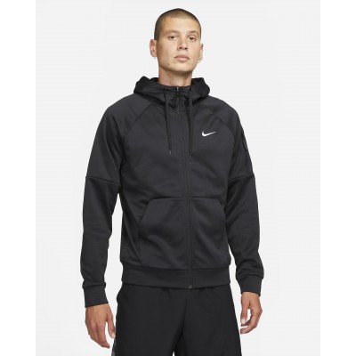 Nike Therma Mens Therma-FIT Full-Zip Fitness Top DQ4830-010