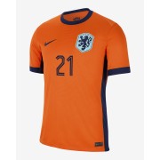 Frenkie de Jong Netherlands National Team 2024 Stadium Home Mens Nike Dri-FIT Soccer Jersey N201351098-NED